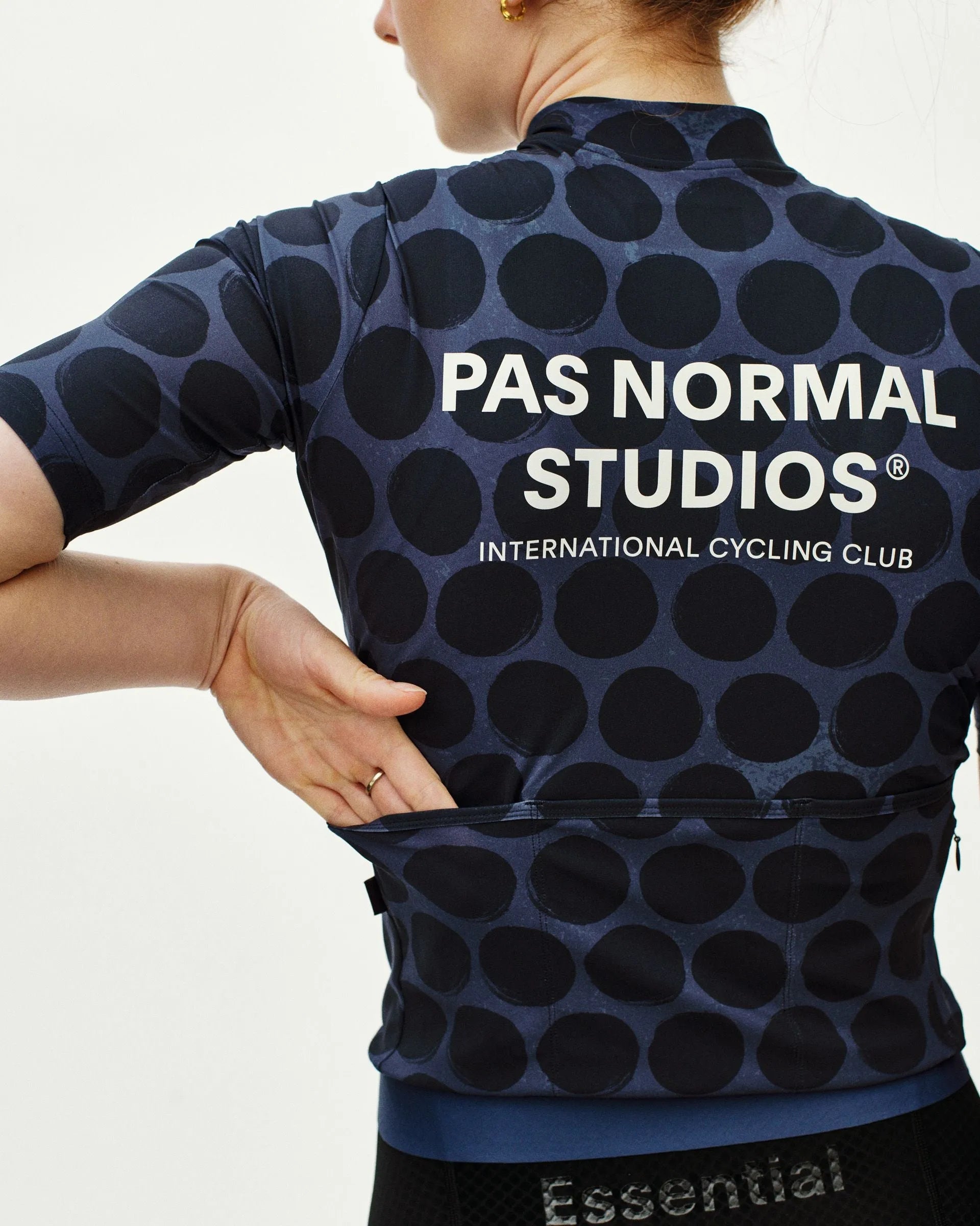 PAS NORMAL STUDIOS Women's Essential Jersey - Dot Dark Navy