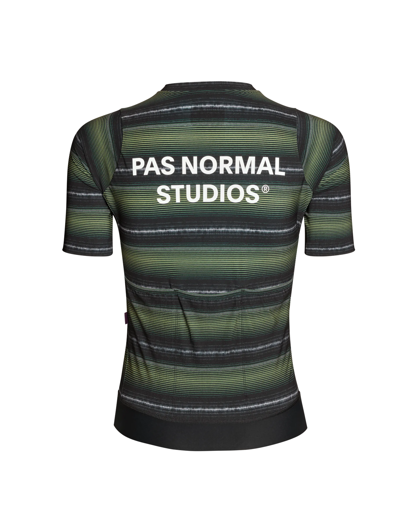 PAS NORMAL STUDIOS Women's Essential Jersey - Light Olive Stripe
