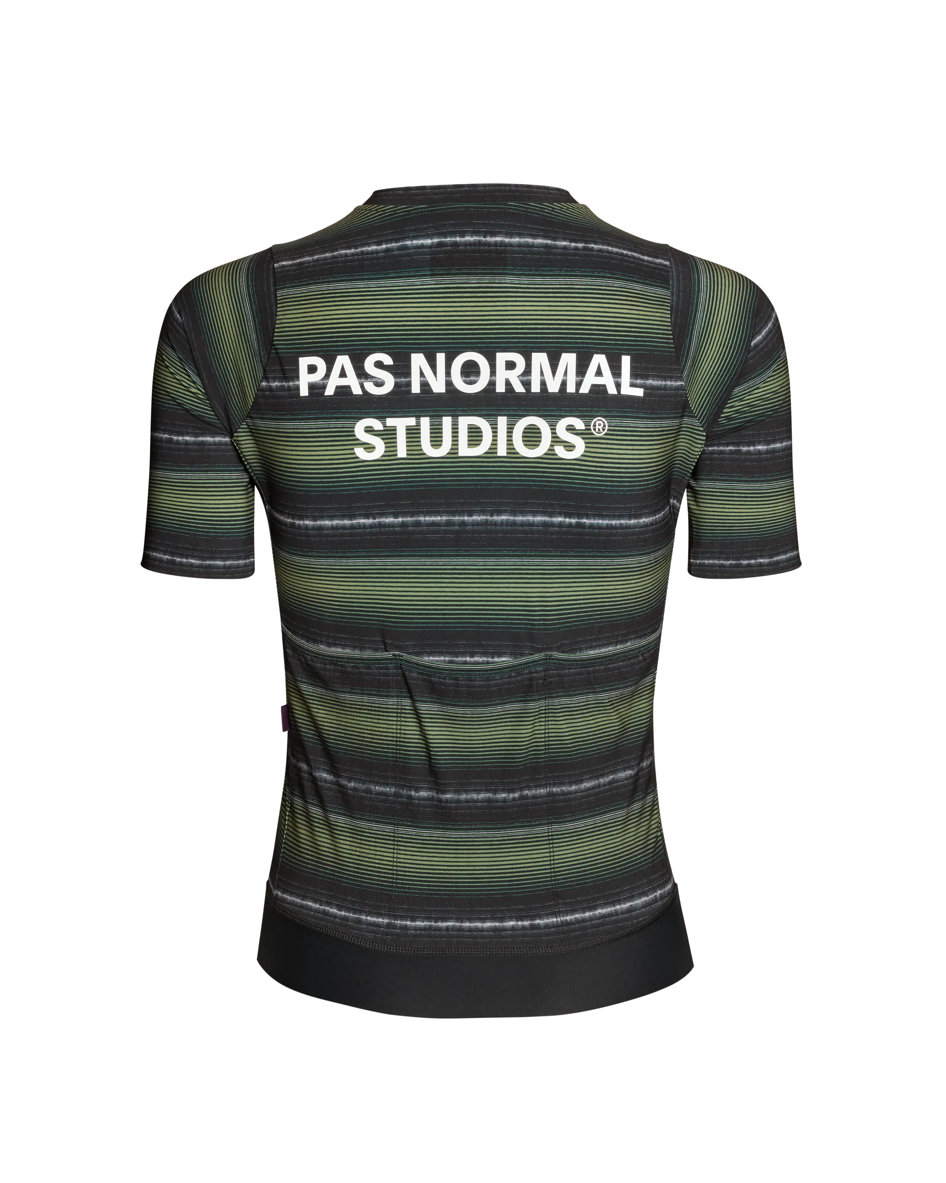 PAS NORMAL STUDIOS Women's Essential Jersey - Light Olive Stripe