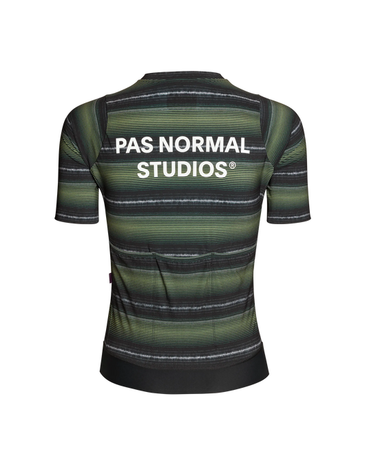 PAS NORMAL STUDIOS Women's Essential Jersey - Light Olive Stripe