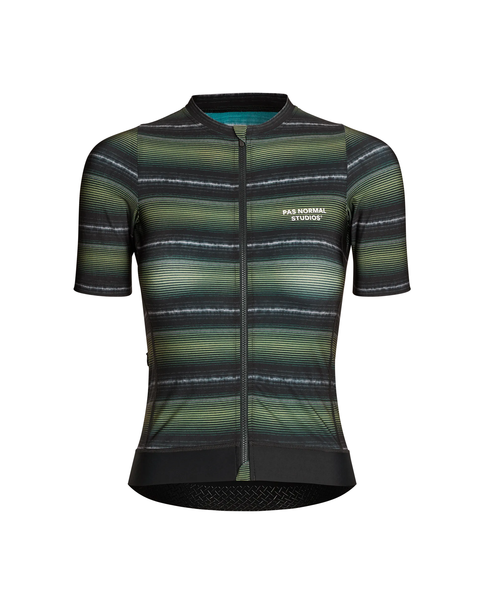 PAS NORMAL STUDIOS Women's Essential Jersey - Light Olive Stripe