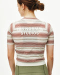 PAS NORMAL STUDIOS Women's Essential Jersey - Off White Stripe
