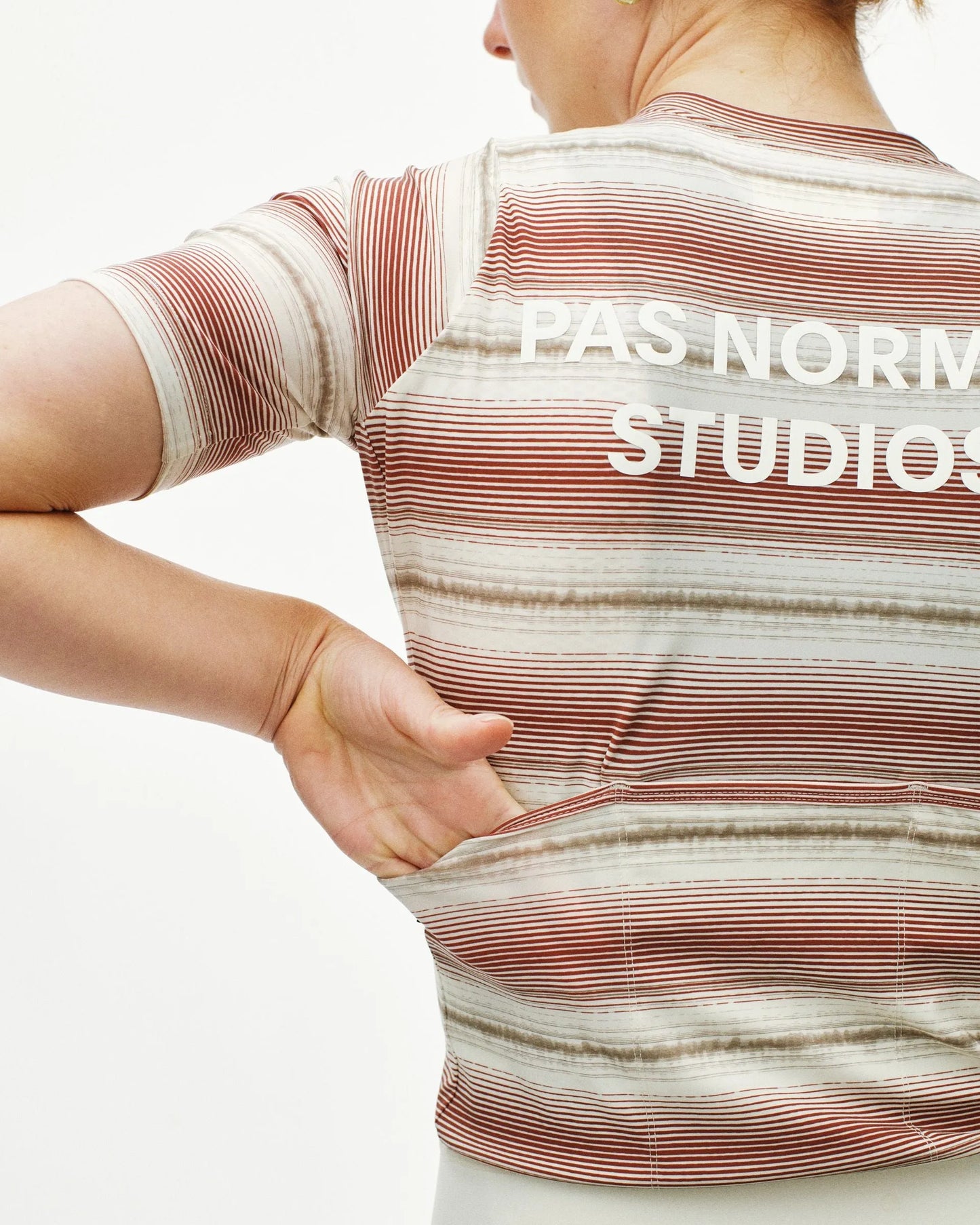 PAS NORMAL STUDIOS Women's Essential Jersey - Off White Stripe