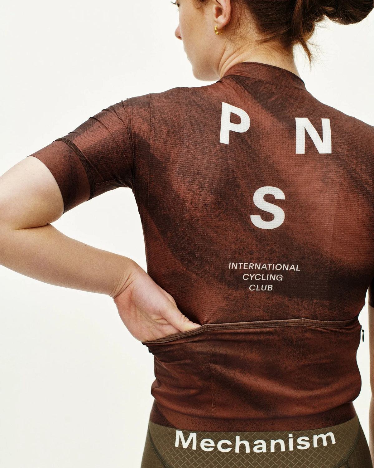 PAS NORMAL STUDIOS Women's Mechanism Jersey - AOP Light Brown