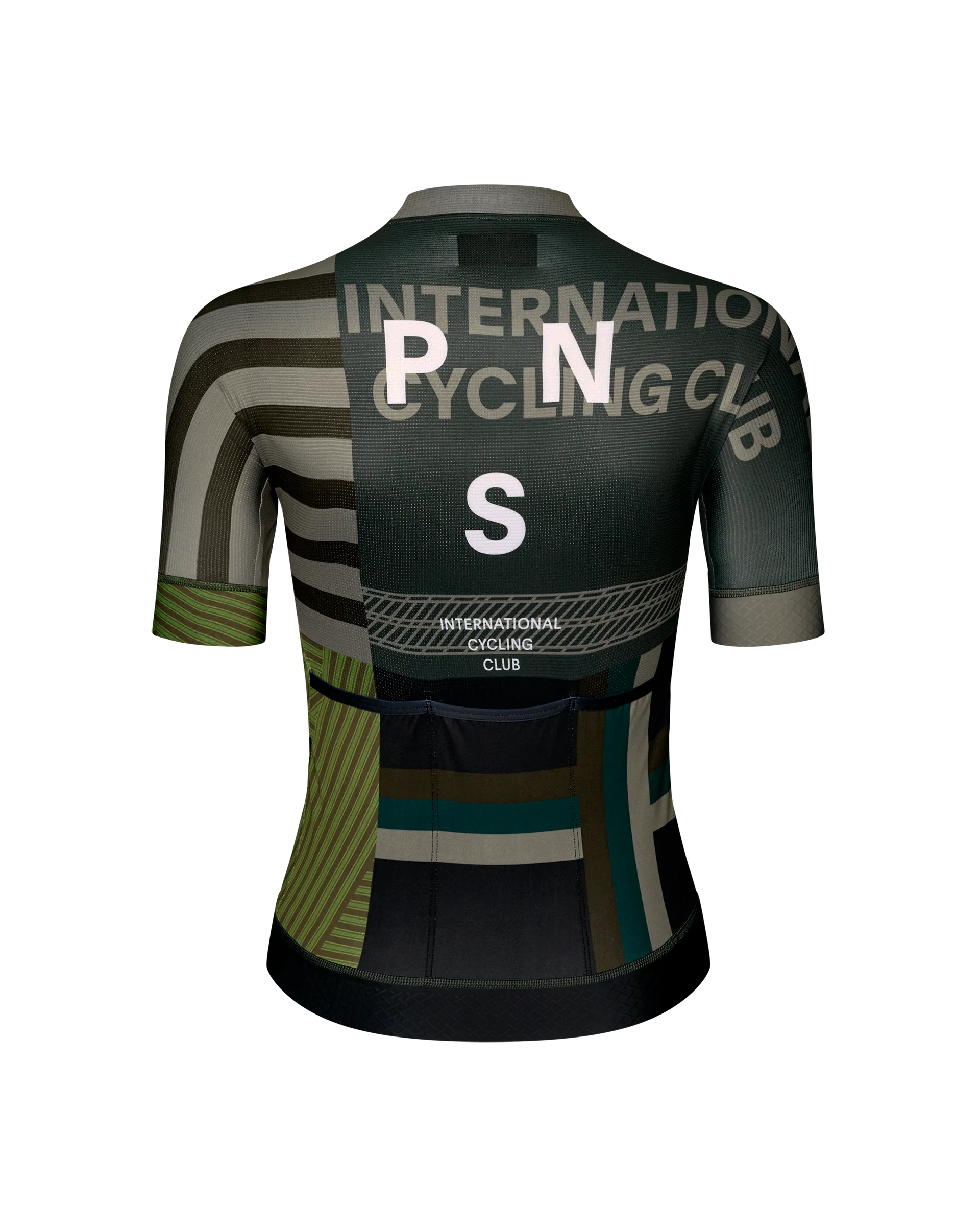 PAS NORMAL STUDIOS Women`s Mechanism Jersey - AOP International Earth