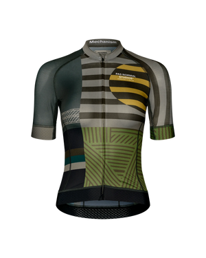 PAS NORMAL STUDIOS Women`s Mechanism Jersey - AOP International Earth
