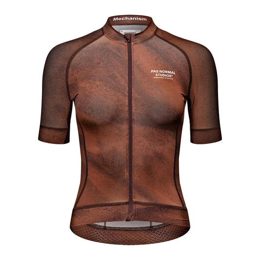 PAS NORMAL STUDIOS Women's Mechanism Jersey - AOP Light Brown