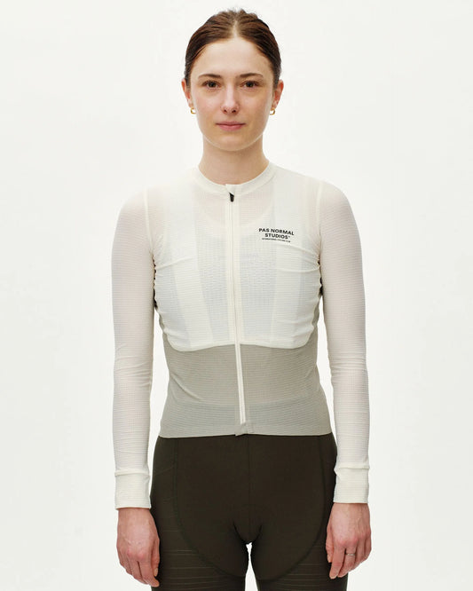 PAS NORMAL STUDIOS Women's Mechanism Pro Long Sleeve Jersey - Off White