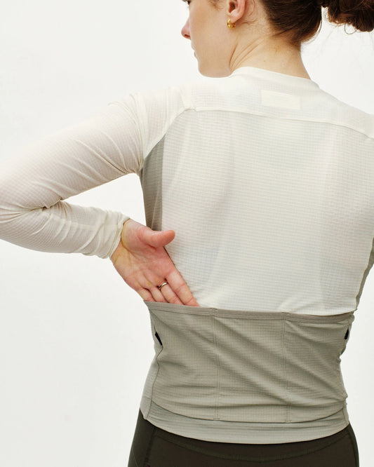 PAS NORMAL STUDIOS Women's Mechanism Pro Long Sleeve Jersey - Off White