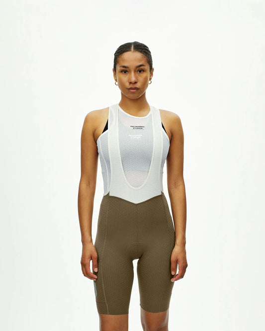 PAS NORMAL STUDIOS Women's T.K.O. Essential Light Cargo Bibs - Dark Stone