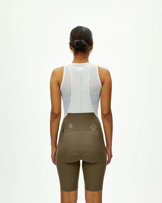 PAS NORMAL STUDIOS Women's T.K.O. Essential Light Cargo Bibs - Dark Stone