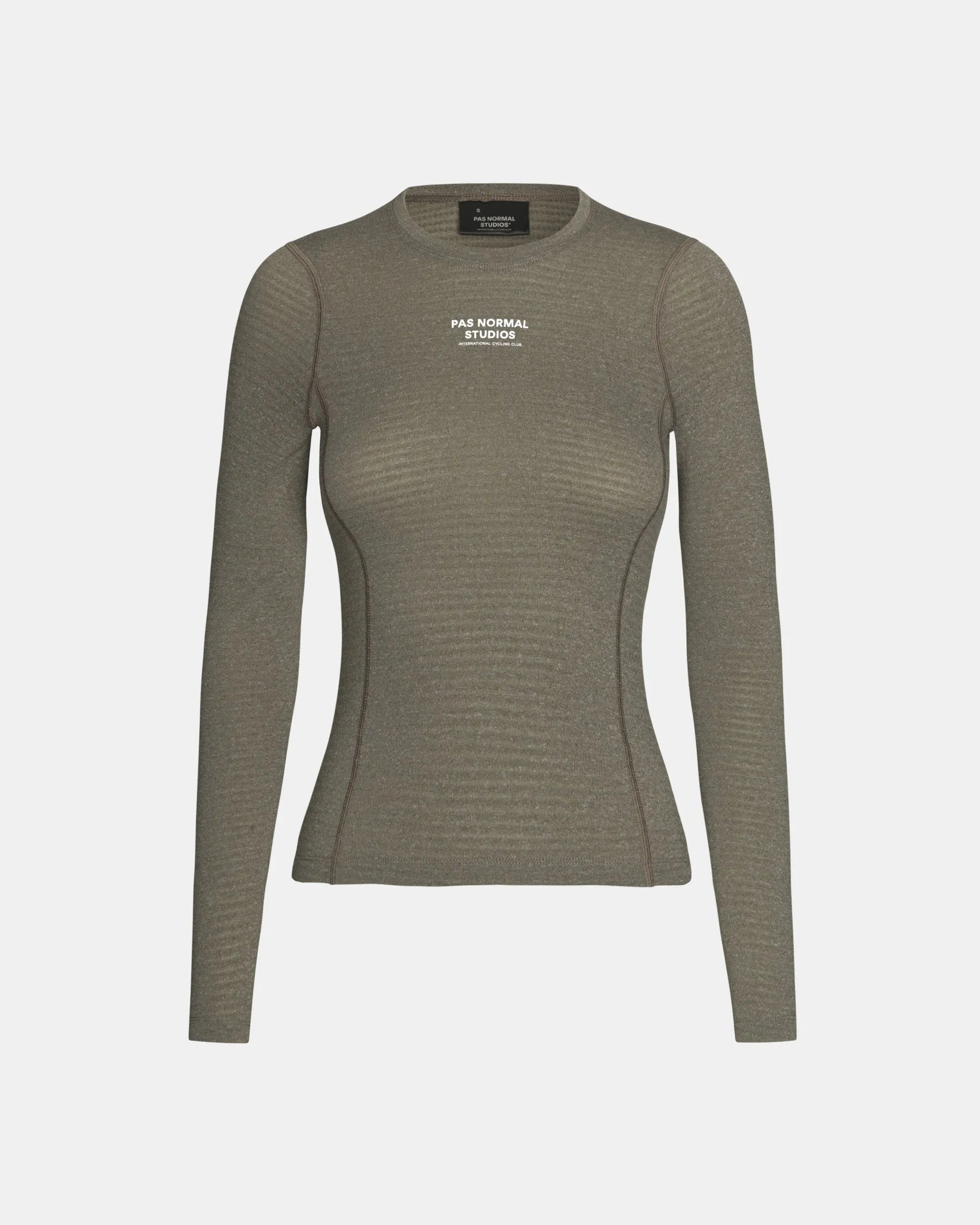 PAS NORMAL STUDIOS Women's Thermal Long Sleeve Base Layer - Dark Stone