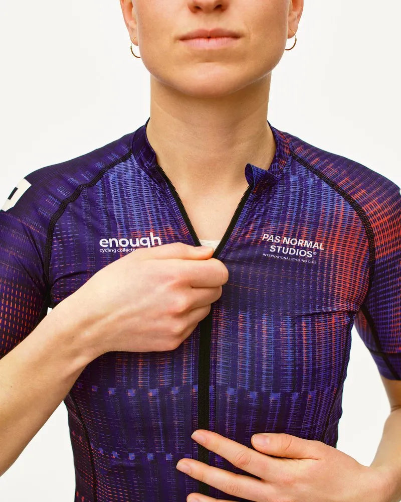 PAS NORMAL STUDIOS x ENOUGH Mechanism Women Jersey - Enough Purple
