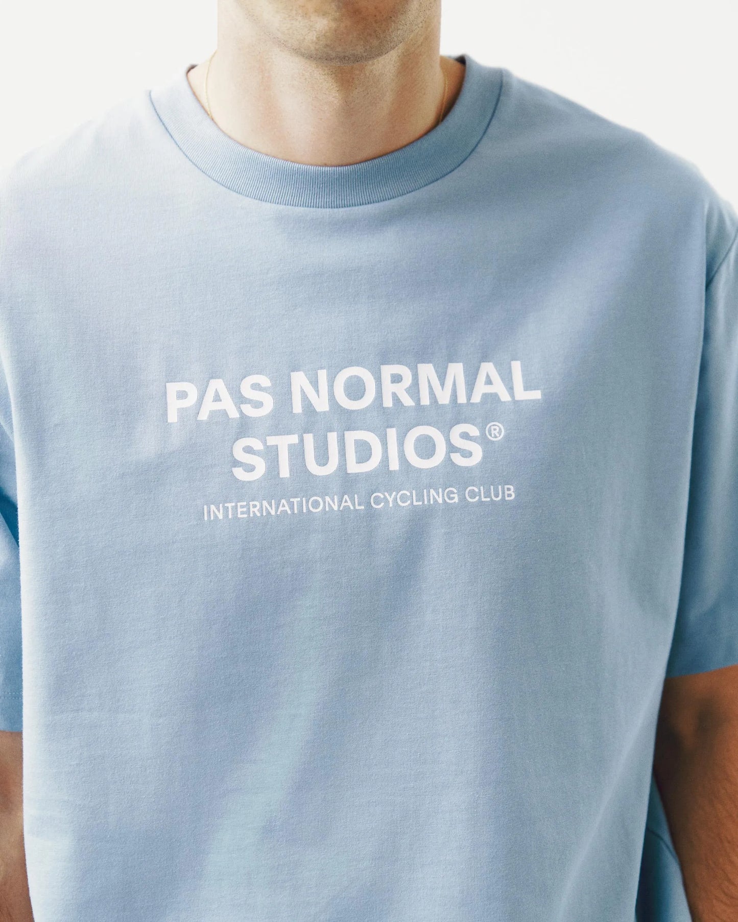 PAS NORMAL SUTIOS Off Race Logo TShirt - Light Blue