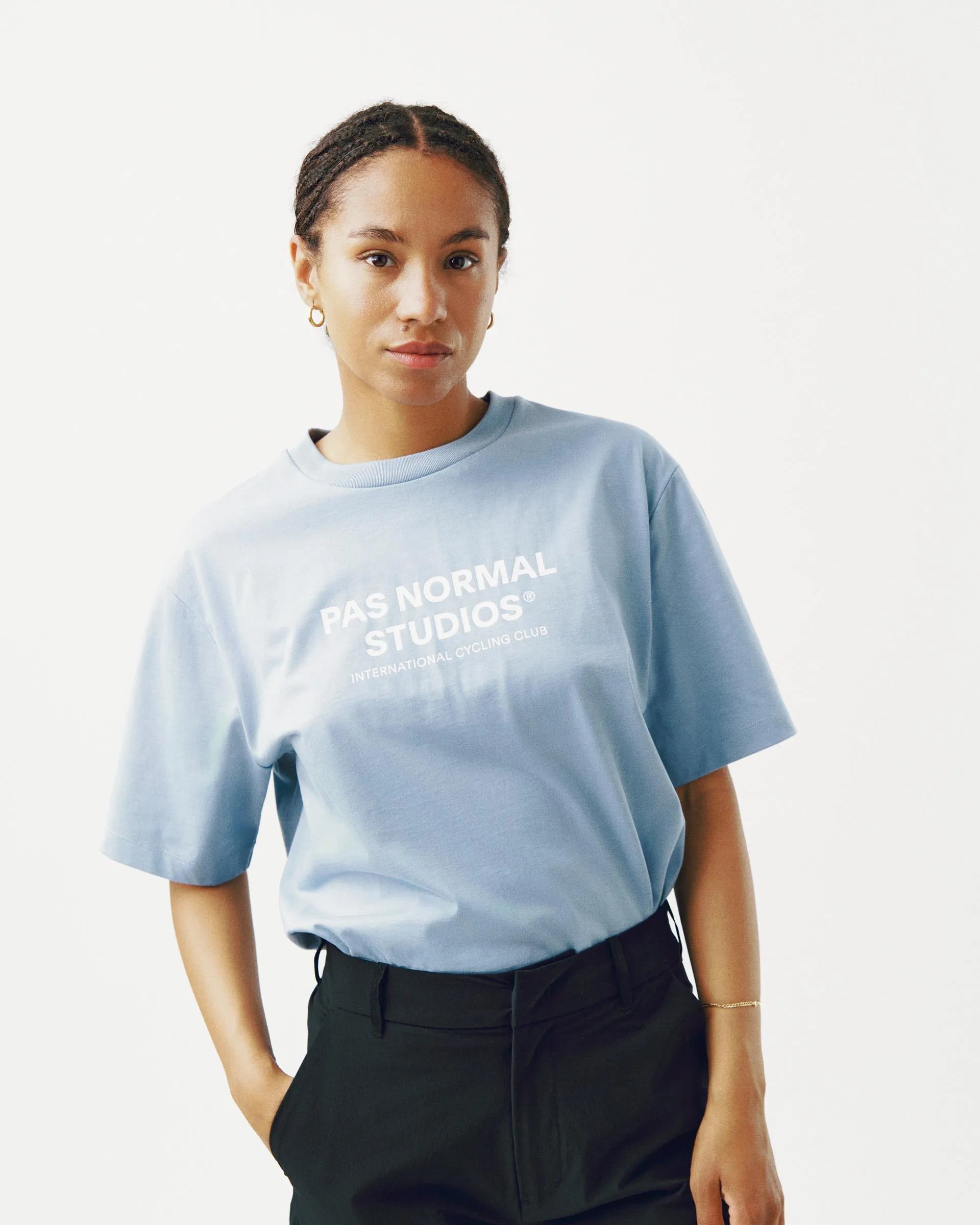 PAS NORMAL SUTIOS Off Race Logo TShirt - Light Blue