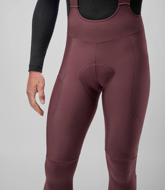 PEDALED ELEMENT BIB TIGHTS - RAISIN PURPLE