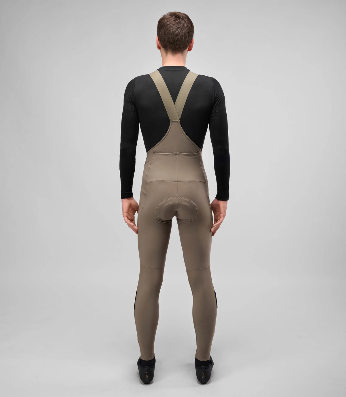 PEDALED ELEMENT BIB TIGHTS - STONE GRAY