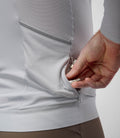 PEDALED ELEMENT COOLAIR REFLECTIVE LONG SLEEVE JERSEY - LIGHT BLUE