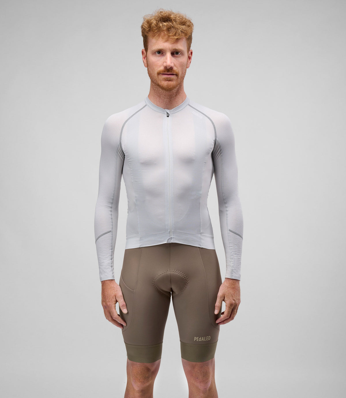 PEDALED ELEMENT COOLAIR REFLECTIVE LONG SLEEVE JERSEY - LIGHT BLUE