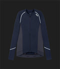 PEDALED ELEMENT COOLAIR REFLECTIVE LONG SLEEVE JERSEY - SKIPPER BLUE
