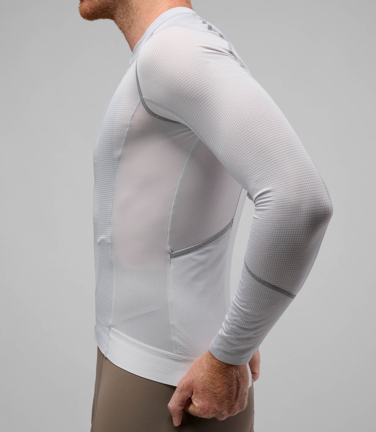 PEDALED ELEMENT COOLAIR REFLECTIVE LONG SLEEVE JERSEY - LIGHT BLUE