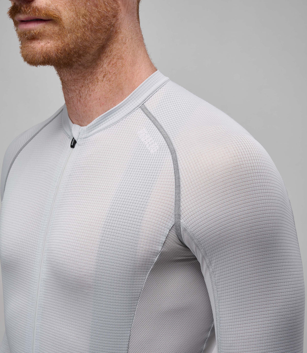 PEDALED ELEMENT COOLAIR REFLECTIVE LONG SLEEVE JERSEY - LIGHT BLUE
