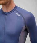 PEDALED ELEMENT COOLAIR REFLECTIVE LONG SLEEVE JERSEY - SKIPPER BLUE