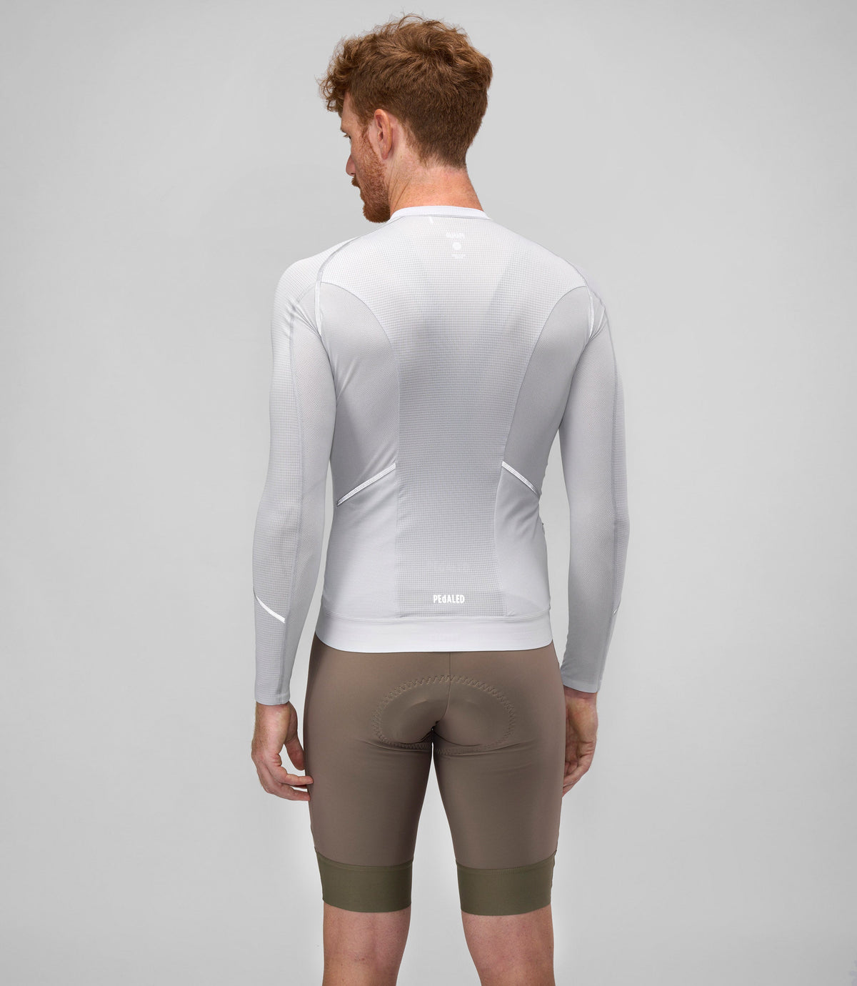 PEDALED ELEMENT COOLAIR REFLECTIVE LONG SLEEVE JERSEY - LIGHT BLUE
