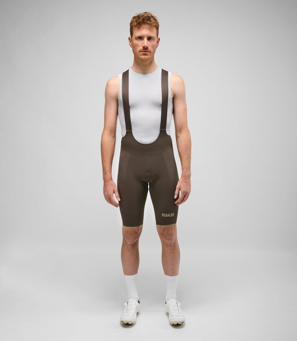 PEDALED ELEMENT LIGHTWEIGHT BIB SHORTS - BROWN