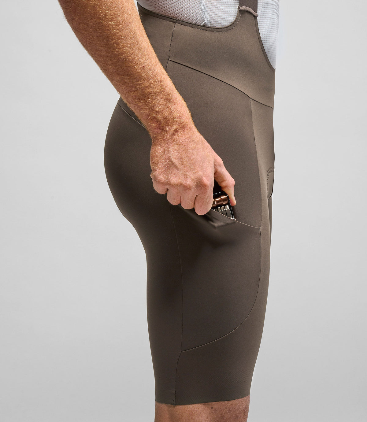 PEDALED ELEMENT LIGHTWEIGHT BIB SHORTS - BROWN