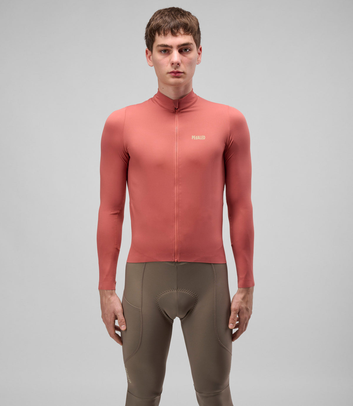 PEDALED ELEMENT LONG SLEEVE JERSEY - MARSALA