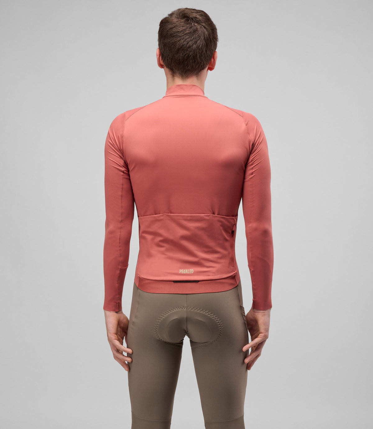 PEDALED ELEMENT LONG SLEEVE JERSEY - MARSALA
