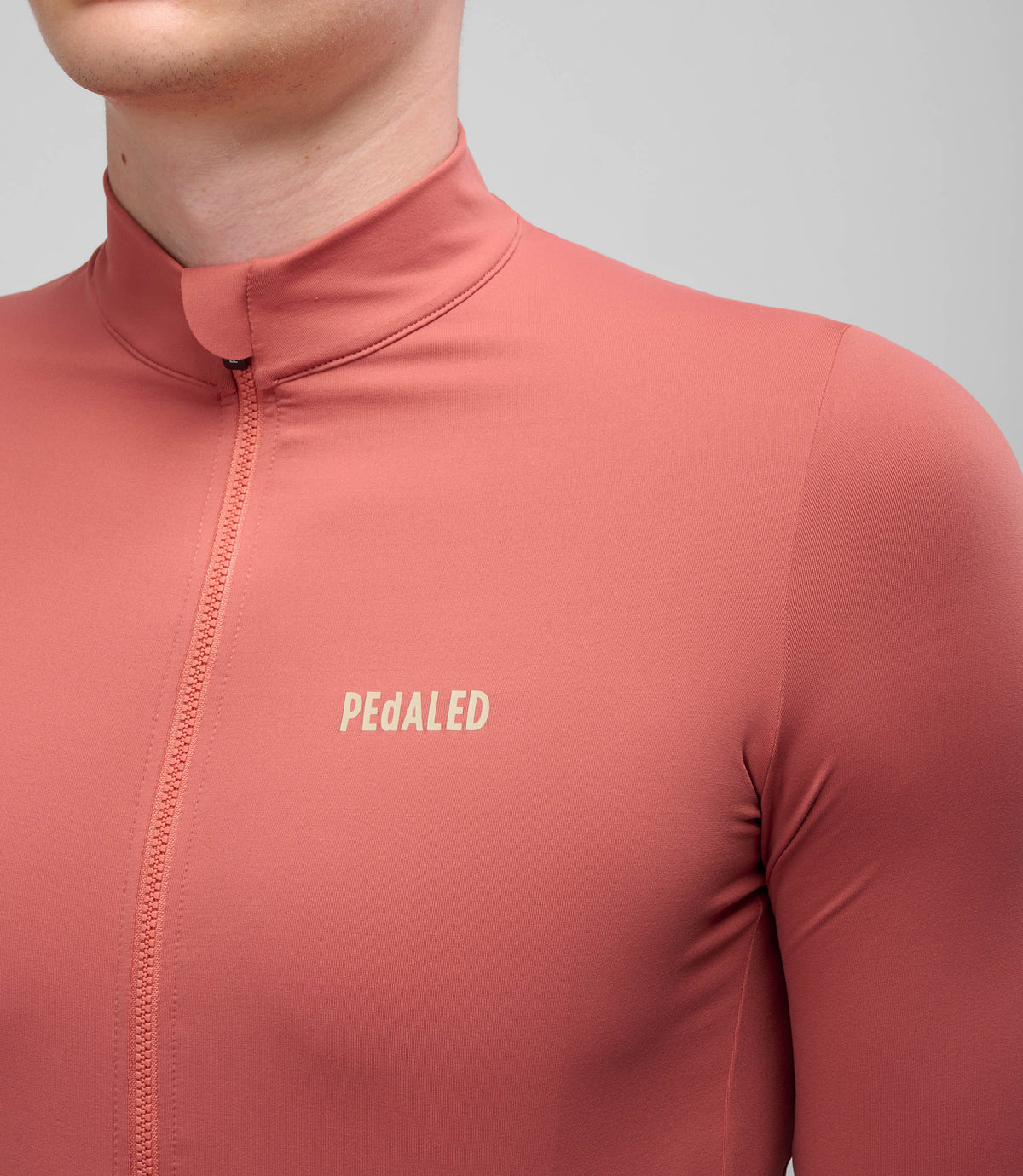 PEDALED ELEMENT LONG SLEEVE JERSEY - MARSALA