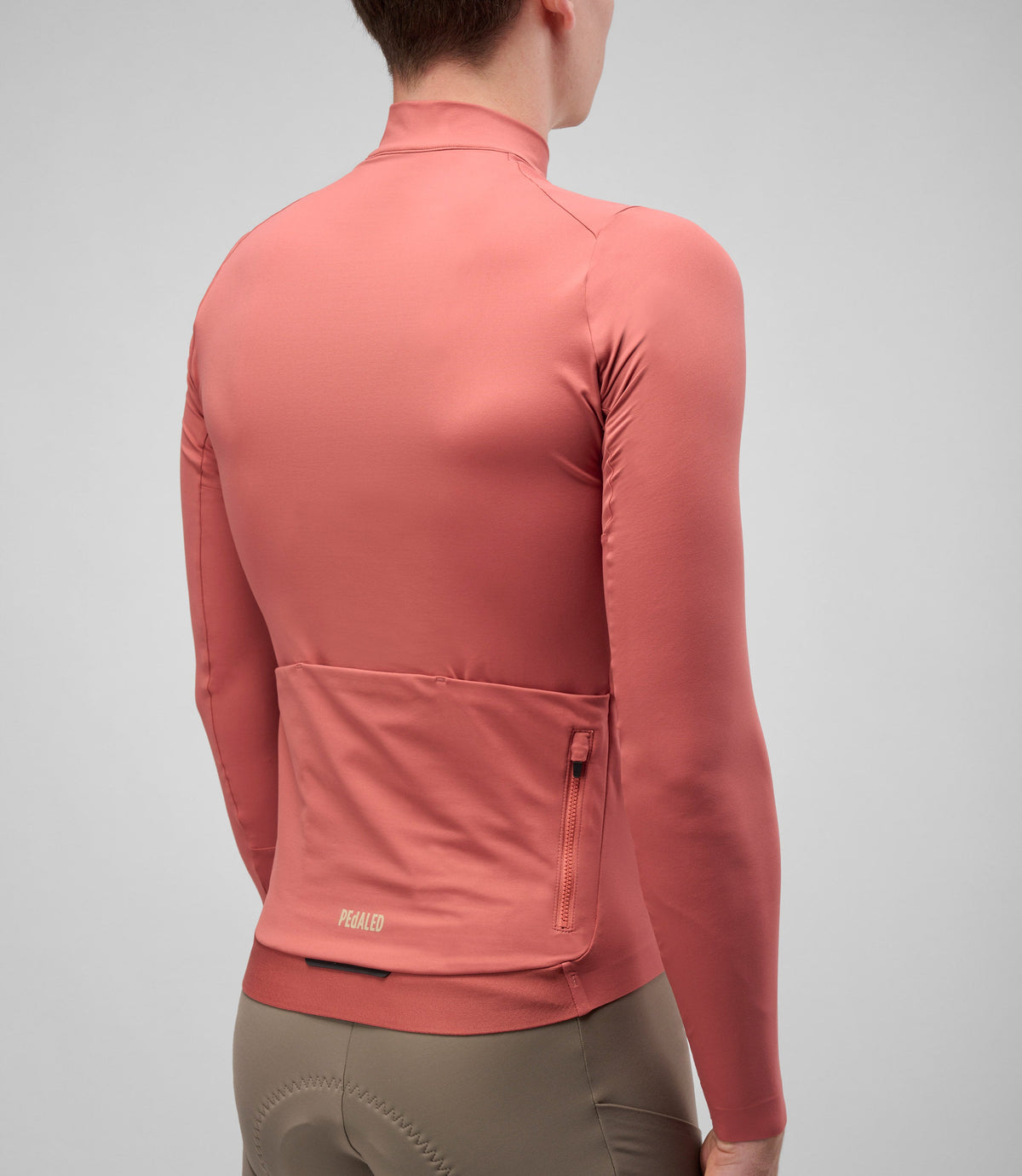 PEDALED ELEMENT LONG SLEEVE JERSEY - MARSALA