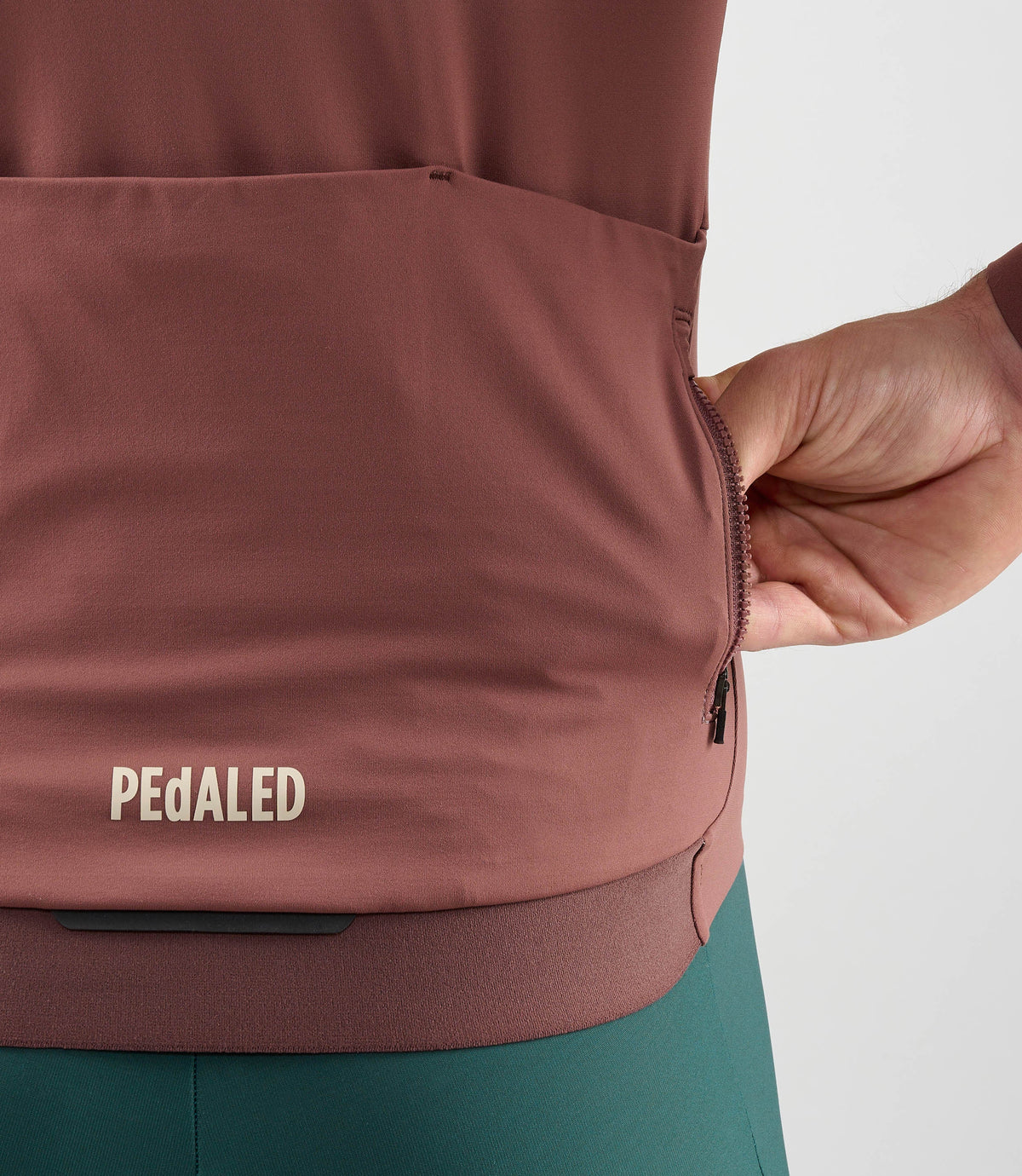 PEDALED ELEMENT LONG SLEEVE JERSEY - RAISIN PURPLE