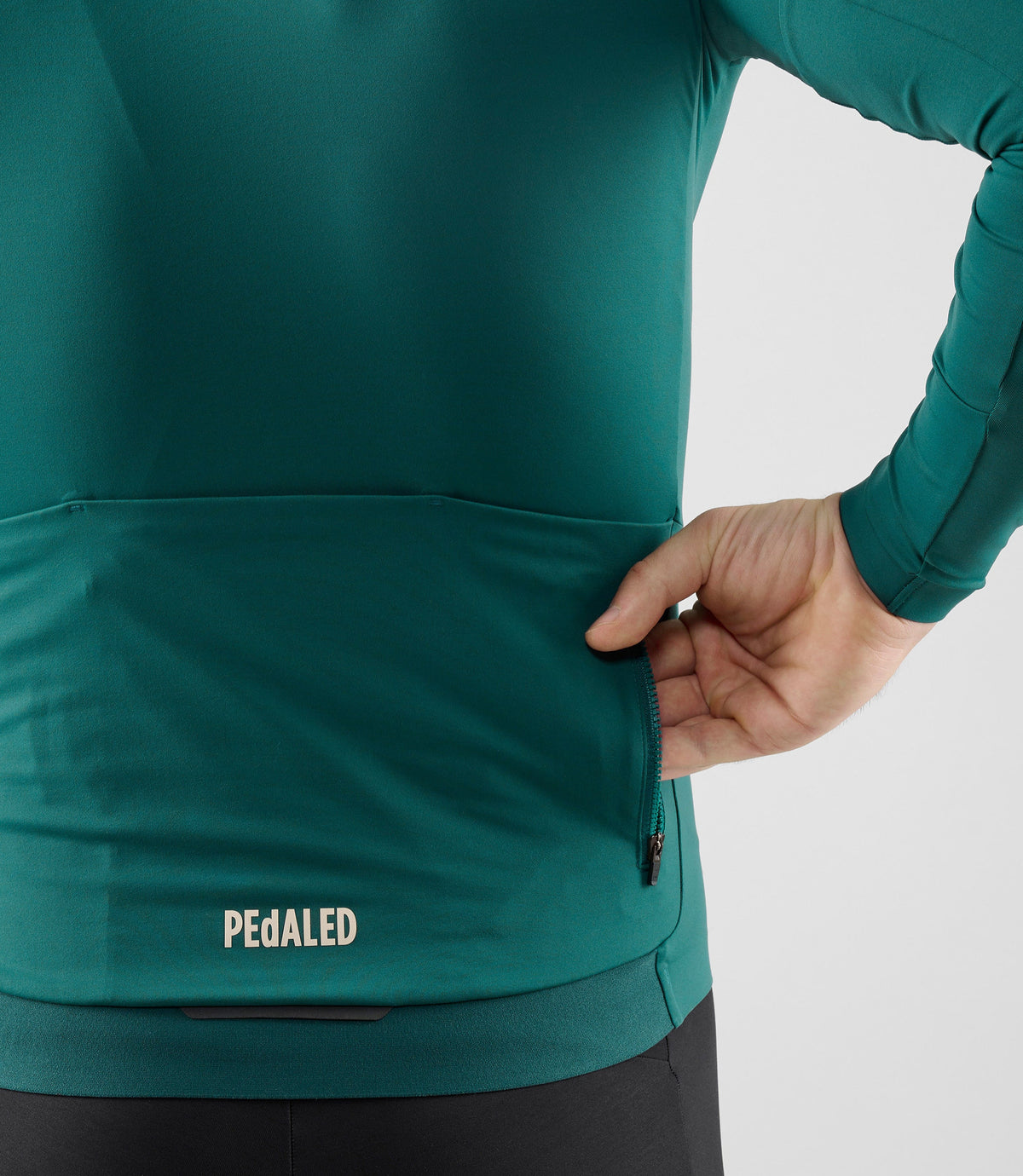 PEDALED ELEMENT LONG SLEEVE JERSEY - TEAL