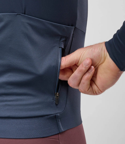 PEDALED ELEMENT LONG SLEEVE JERSEY - TOTAL ECLIPSE