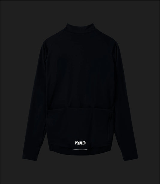 PEDALED ELEMENT LONG SLEEVE JERSEY - TOTAL ECLIPSE
