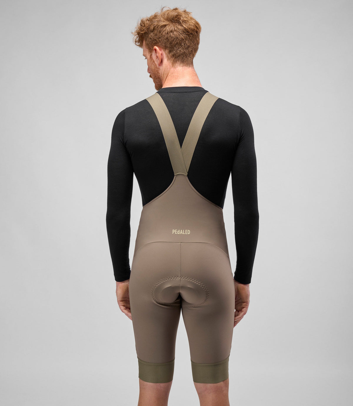 PEDALED ELEMENT THERMAL BIB SHORT - STONE GRAY