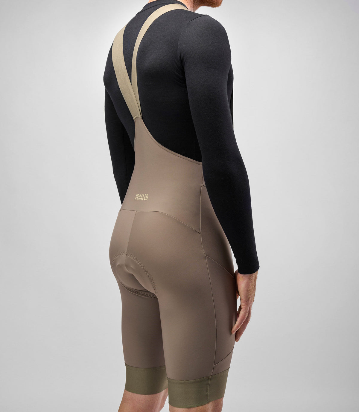 PEDALED ELEMENT THERMAL BIB SHORT - STONE GRAY