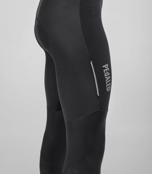 PEDALED ELEMENT THERMAL PLUS BIB TIGHTS - BLACK
