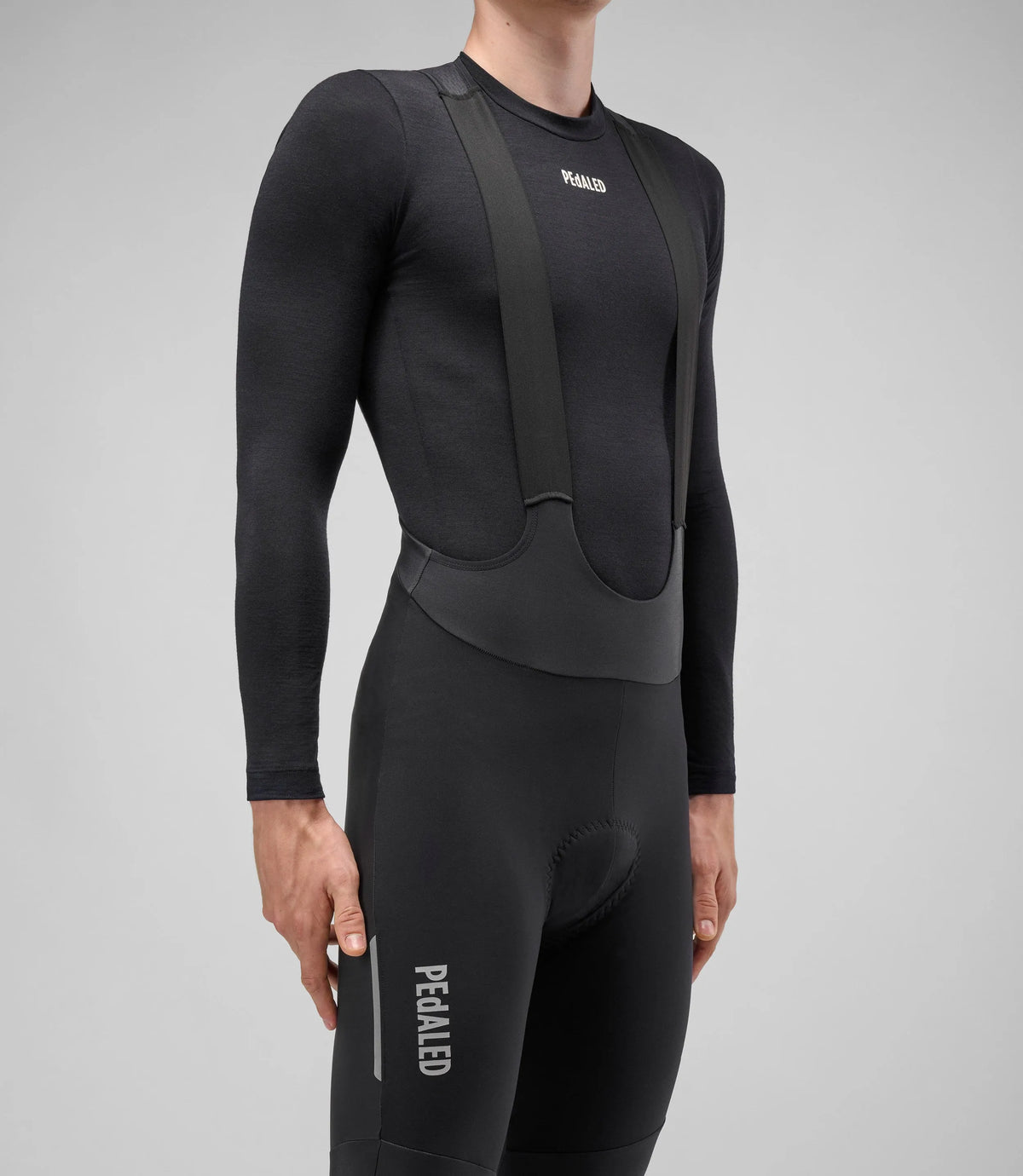 PEDALED ELEMENT THERMAL PLUS BIB TIGHTS - BLACK