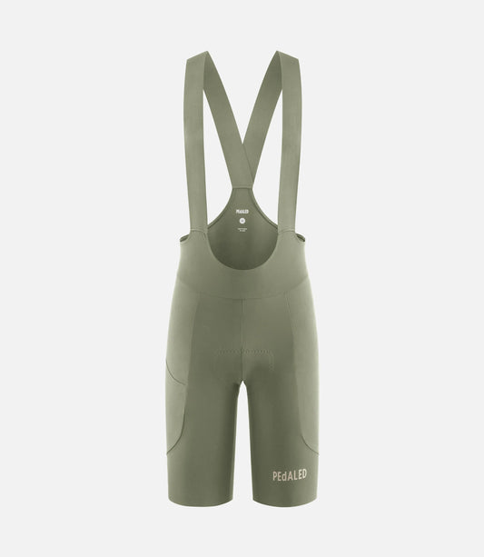 PEDALED Element Lightweight Bib Shorts - Green