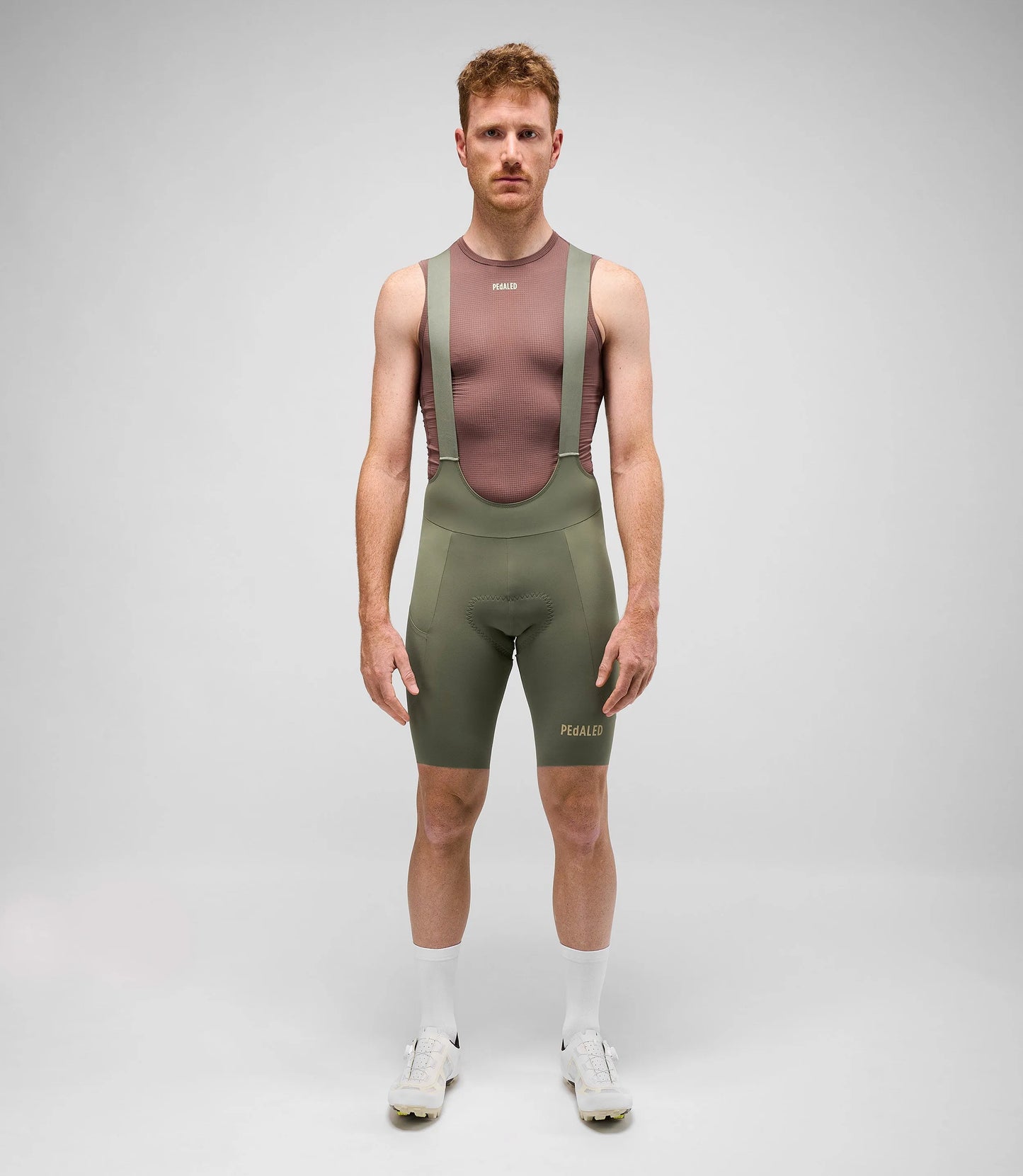 PEDALED Element Lightweight Bib Shorts - Green