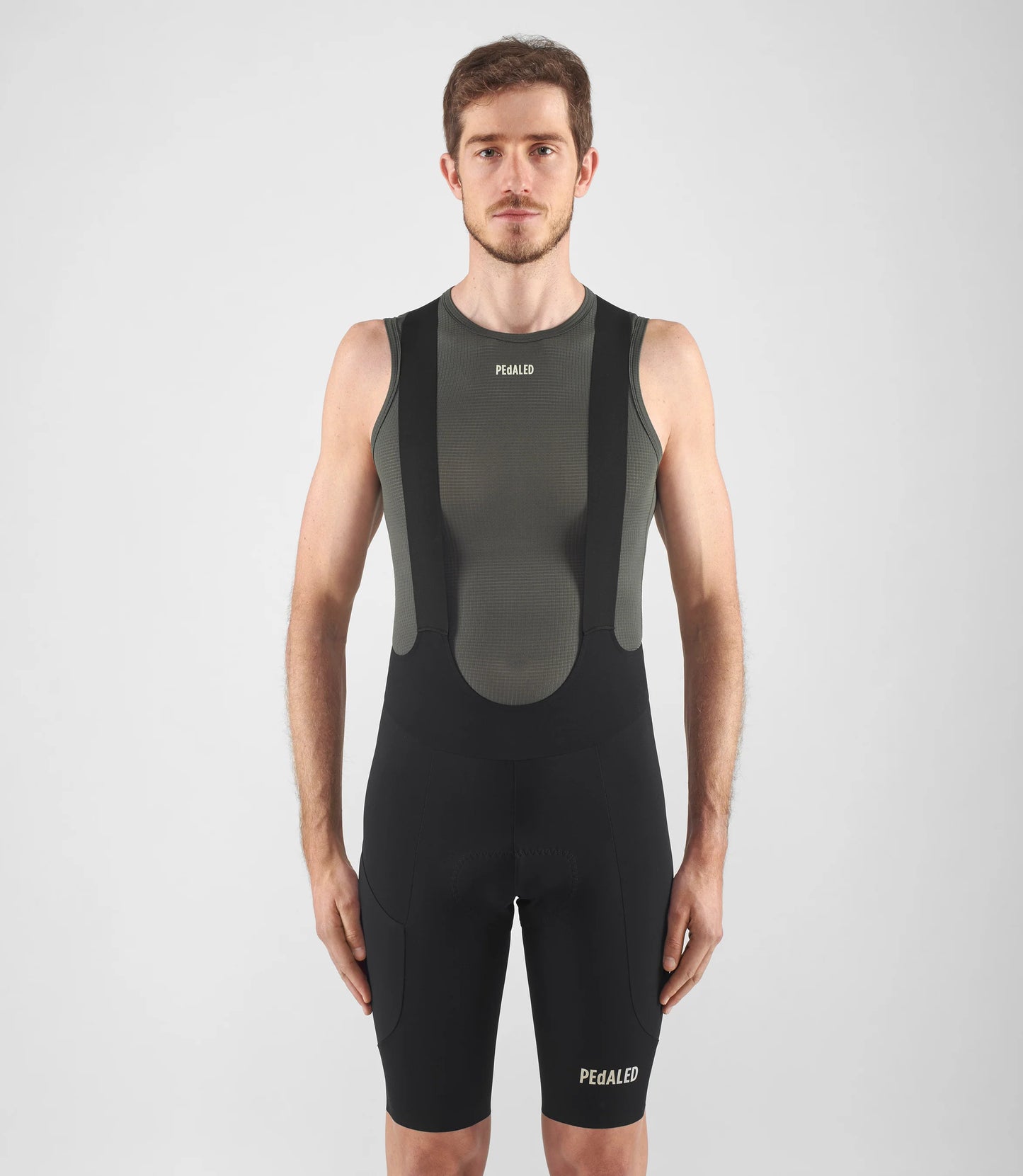 PEDALED Element Lightweight Cycling Bib Shorts - Black