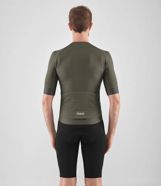 PEDALED Element Lightweight Cycling Jersey - Dark Grey