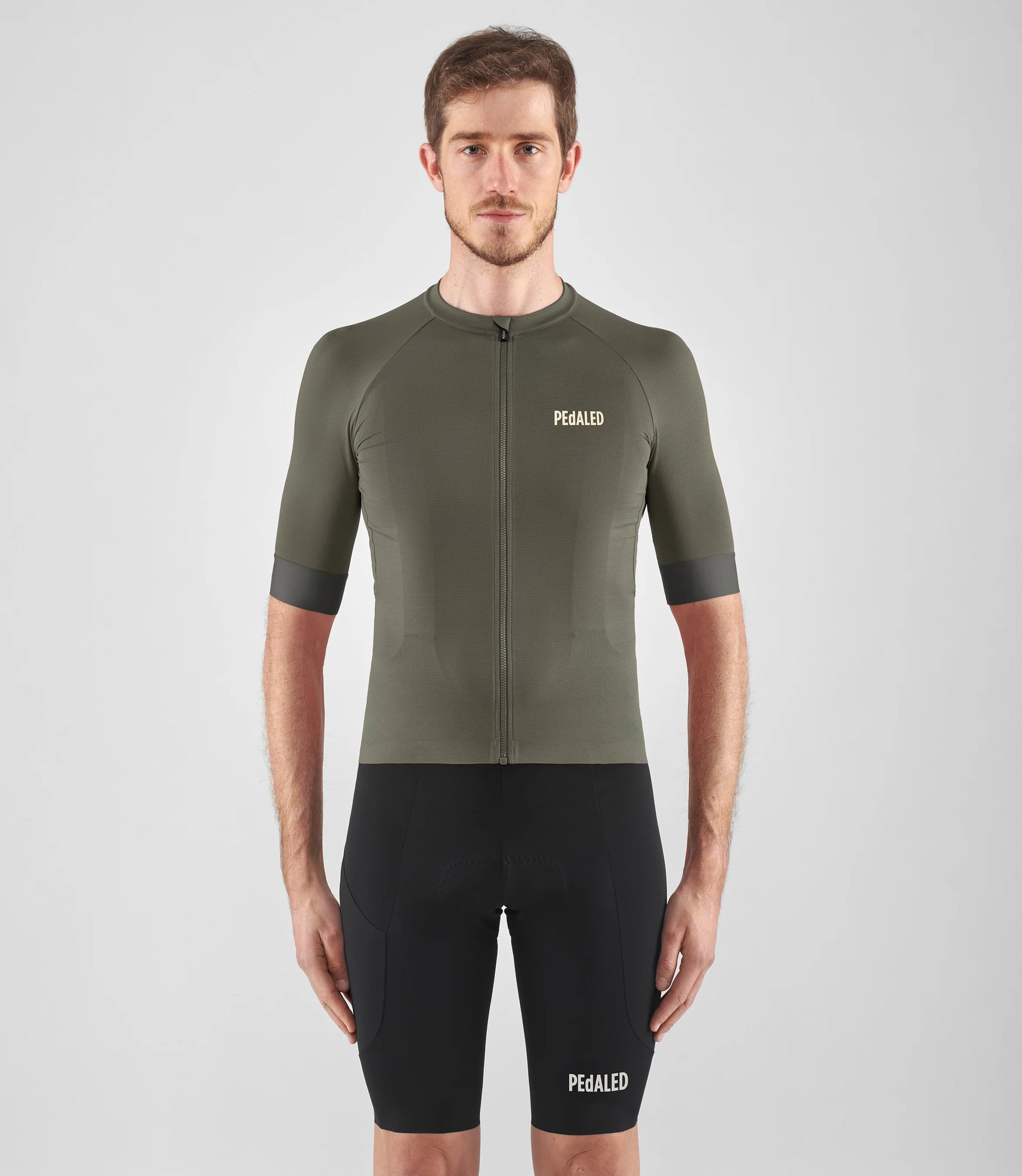 PEDALED Element Lightweight Cycling Jersey - Dark Grey