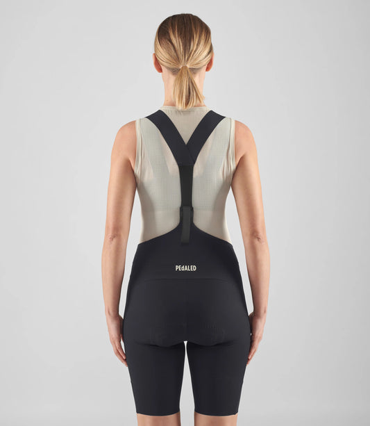 PEDALED Element Lightweight Cycling Women Bib Shorts - Black