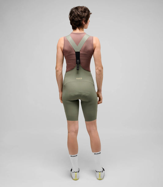PEDALED Element Lightweight Women Bib Shorts - Green