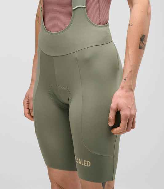 PEDALED Element Lightweight Women Bib Shorts - Green